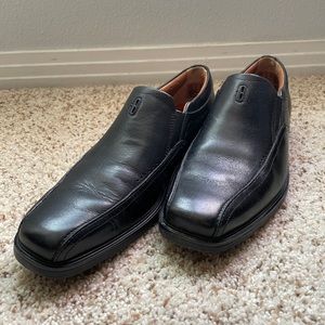 Clark’s Unsheridan Go Black Leather - 7.5 M US / 40 EU
